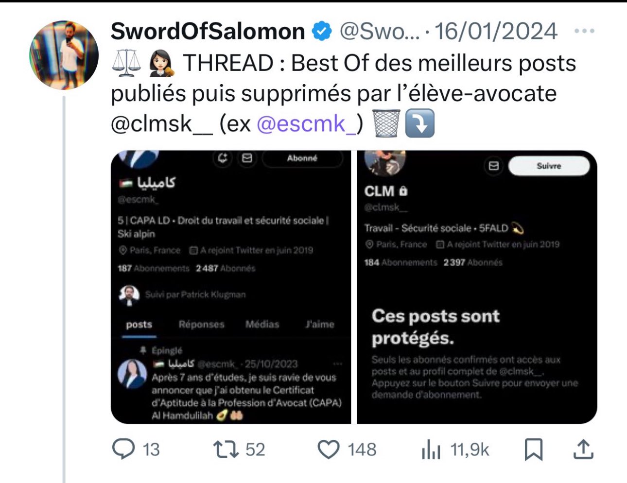 Propos Antisemite par Camélia Mekkiou