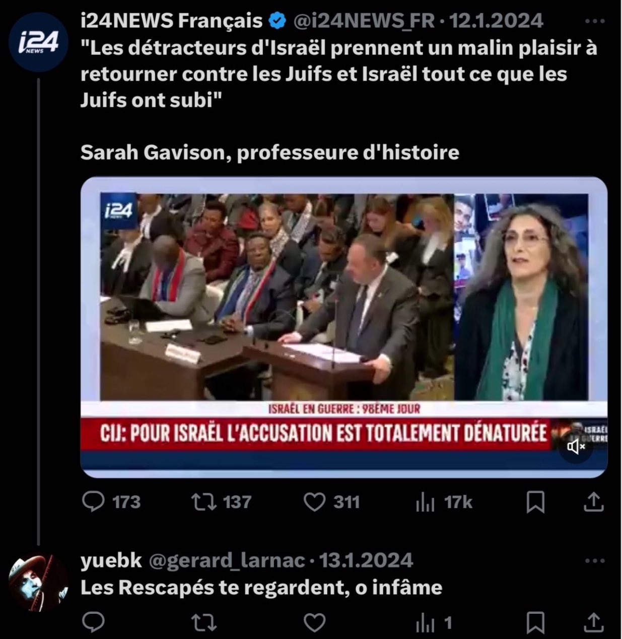 Propos Antisemite par Gérard Larnac