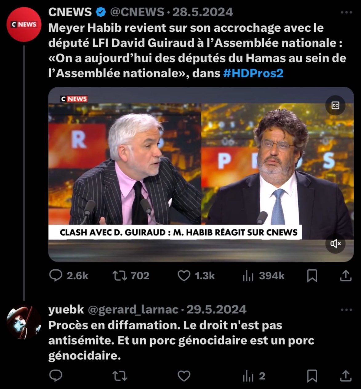 Propos Antisemite par Gérard Larnac