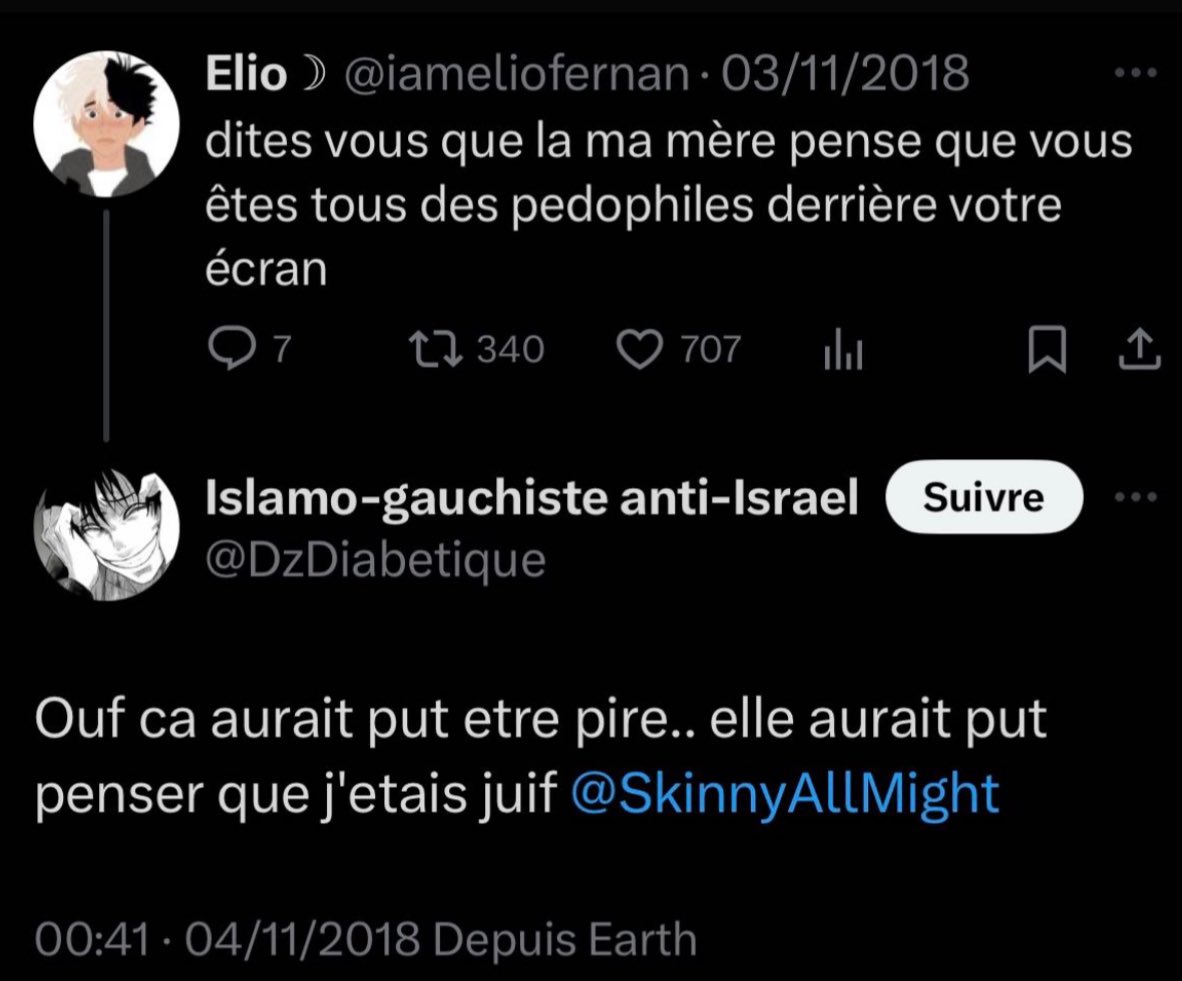 Propos Antisemite par Hakim Mellah