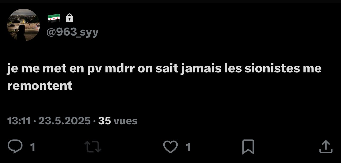 Propos Antisemite par Mohamad-Bassem Tawachi