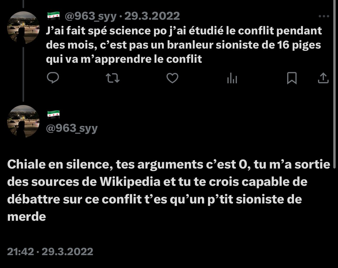 Propos Antisemite par Mohamad-Bassem Tawachi