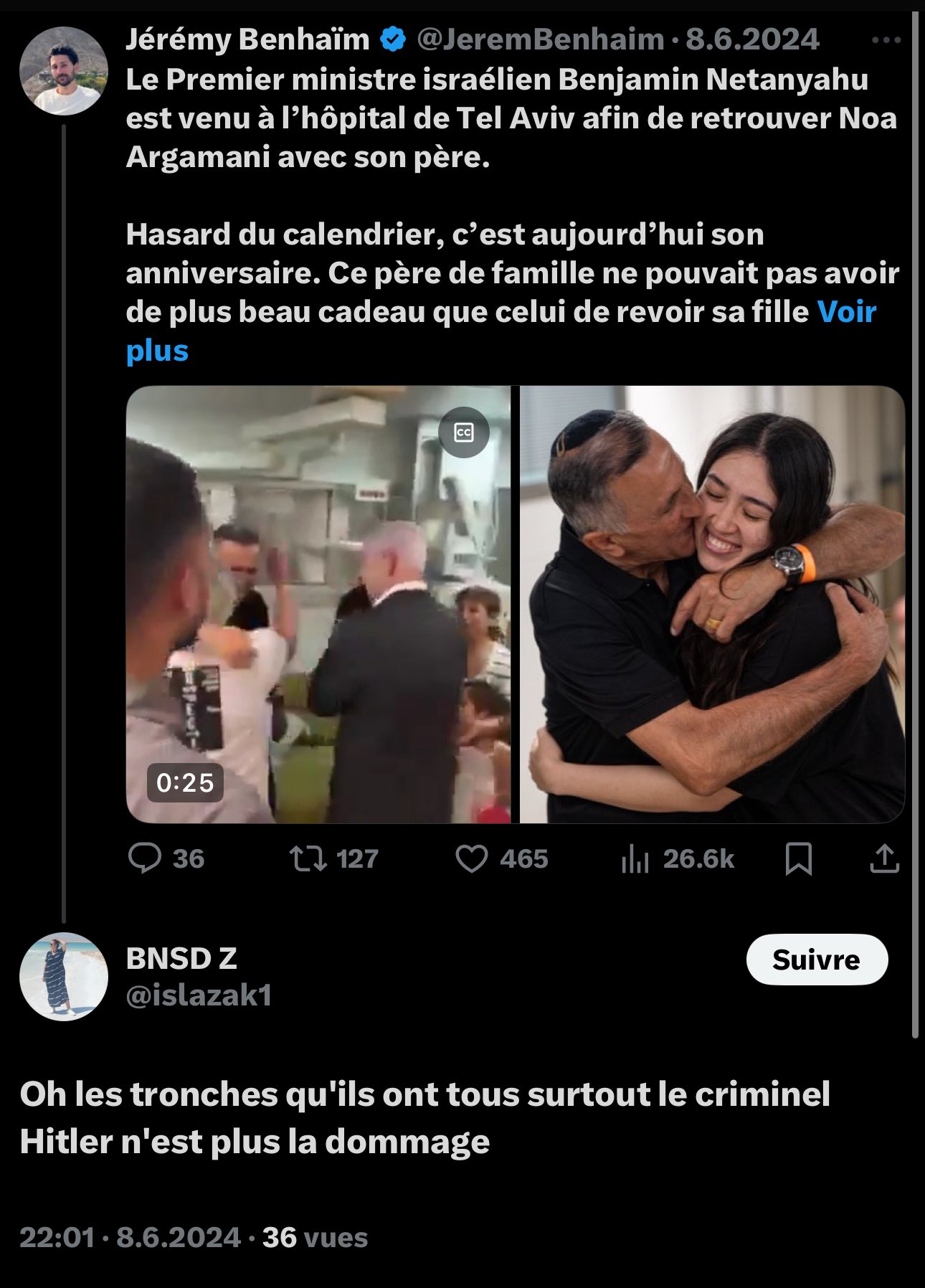 Propos Antisemite par Zakiaa Bensaid